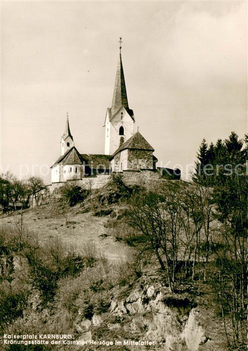 Karnburg Kaernten Kaiserpfalz Karnburg Kroenungsstaette der Kaerninger Herzoege