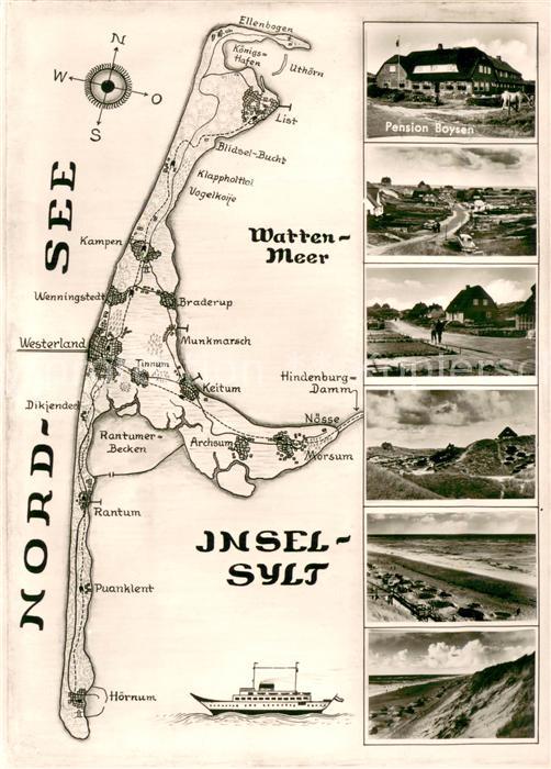 Insel Sylt Pension Boysen Strandpartien Duenen