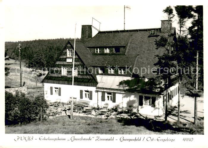 Zinnwald-Georgenfeld FDGB Erholungsheim Grenzbaude
