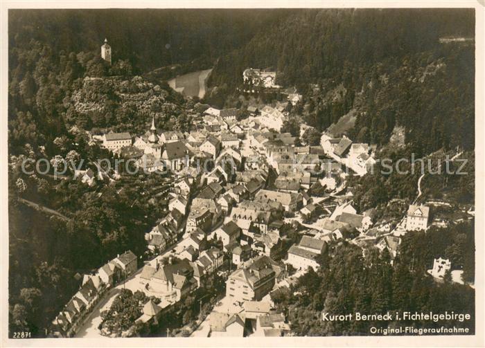 Berneck Fichtelgebirge Fliegeraufnahme