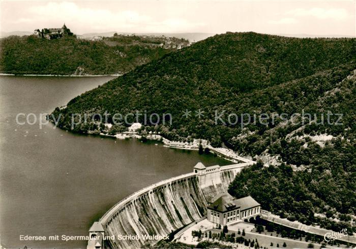 Edersee Sperrmauer Schloss-Waldeck