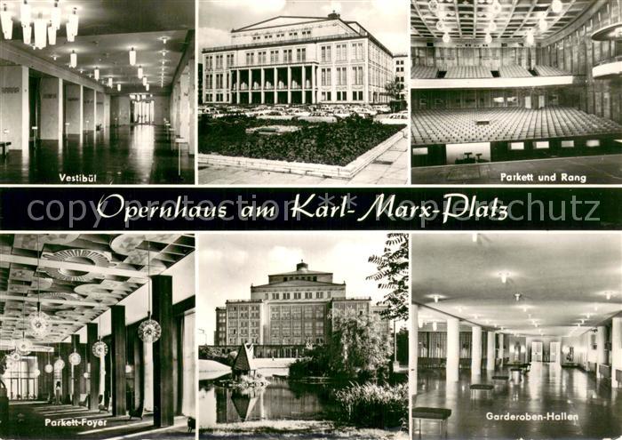 LEIPZIG Sachsen Opernhaus Karl-Marx-Platz
