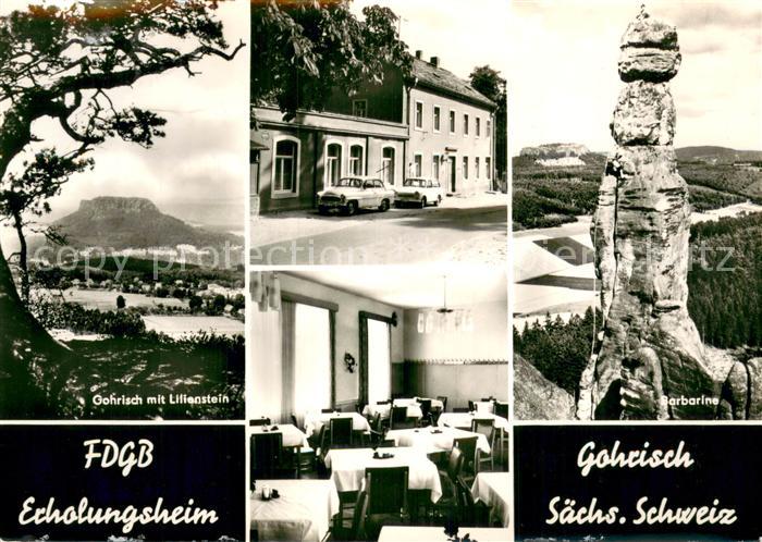 Gohrisch Lilienstein Barbarine FDGB-Erholungsheim