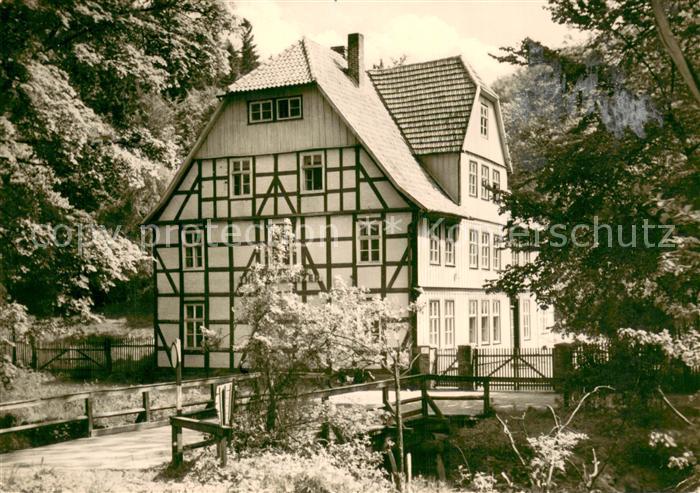 Stolberg Harz Jugendherberge Thomas Muentzer Fachwerkhaus