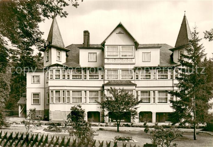 Schierke Harz FDJ-Erholungsheim Brockenscheideck Aussenansicht