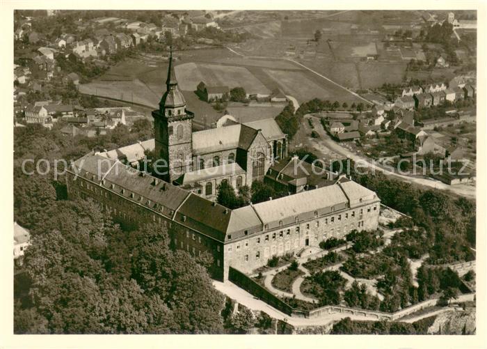 Siegburg Fliegeraufnahme Benediktinerabtei Michaelsberg