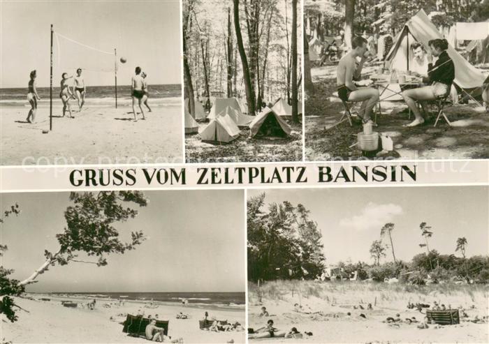 Bansin Ostseebad Zeltplatz und Strand