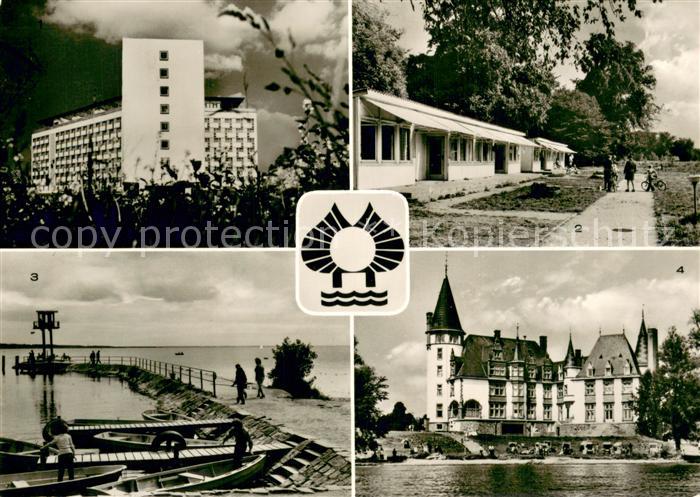 Klink Waren FDGB-Urlaubersiedlung Voelkerfreundschaft Erholungsheim Bungalows Mo