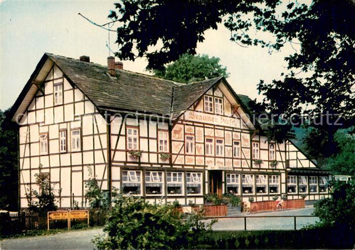 Neuhaus Solling Hotel Brauner Hirsch Aussenansicht Fachwerkhaus