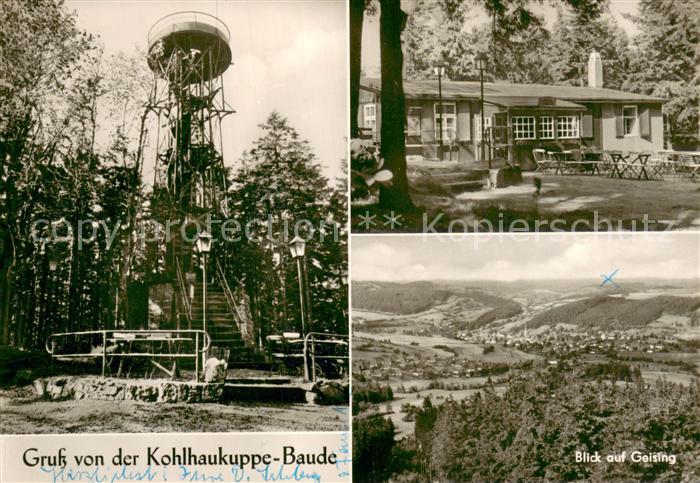 Geising Erzgebirge Kohlhaukuppe-Baude