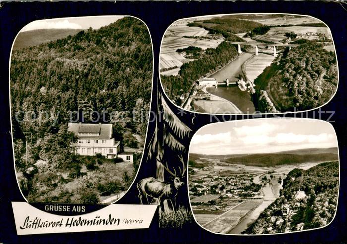 Hedemuenden Fliegeraufnahme Werra