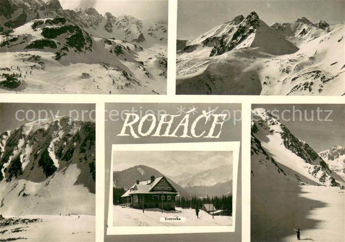 Rohace Slovakia Berge im Schnee m. Zverovka