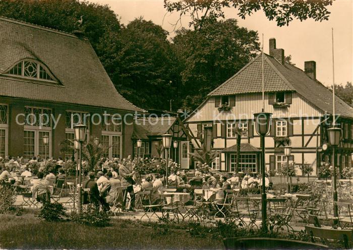 Wernigerode Harz Konsum-Gaststaette Storchmuehle Terrasse