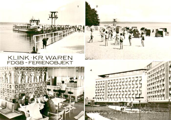 Klink Waren FDGB-Ferienobjekt Badestrand Dachcafe-Herbert-Warnnke
