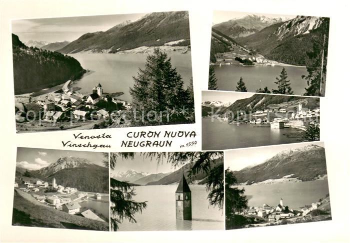Neugraun Curon Nuova IT Teilansichten Umgebung