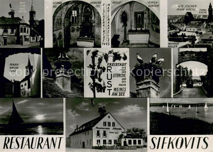 Rust Burgenland Restaurant Sifkovits Teilansichten