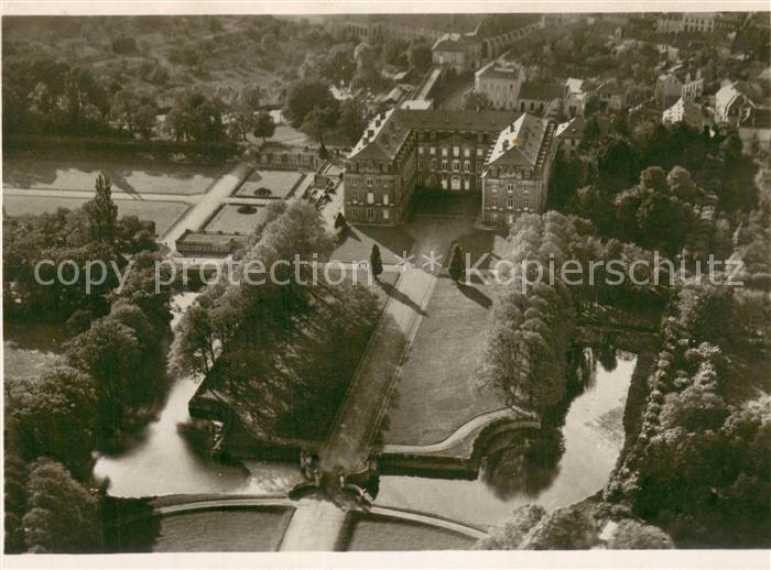 Bruehl Rheinland Fliegeraufnahme Schloss Bruehl