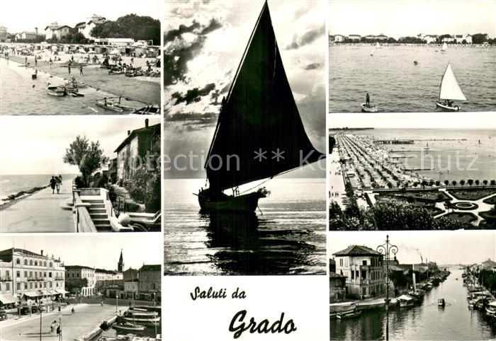 Grado Gorizia Teilansichten Strand
