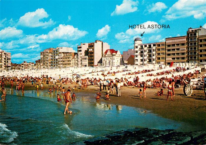 Knokke-Heist Hotel Astoria m. Strandleben