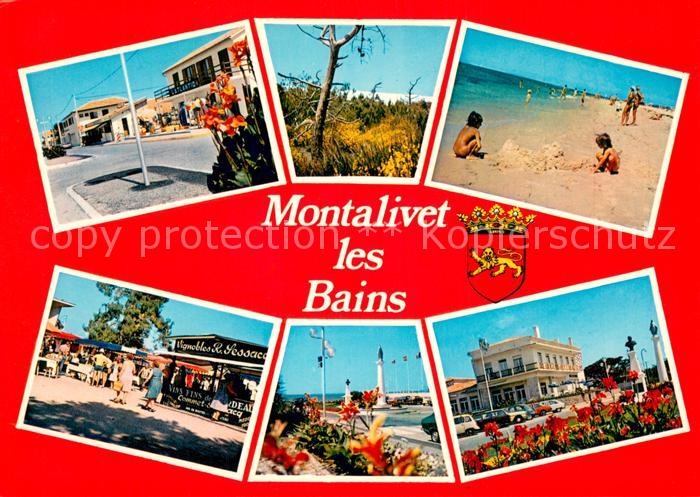 Montalivet les Bains Teilansichten m. Strand