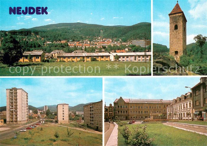 Nejdek Neudeck CZ Teilansichten m. Turm