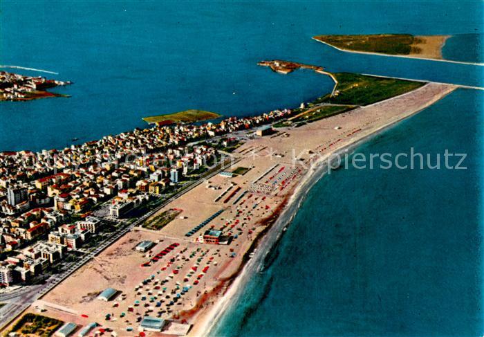 Lido di Sottomarina Fliegeraufnahme Panorama Strand
