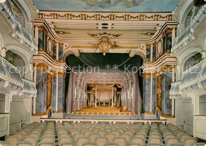 Schwetzingen Rokoko-Theater Innansicht