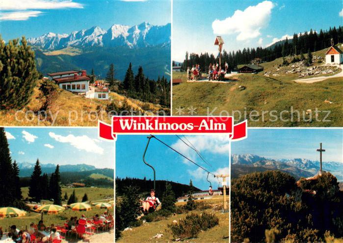 Winklmoosalm Winkelmoosalm Teilansichten m. Duerrnbachhorn-Sesselbahn