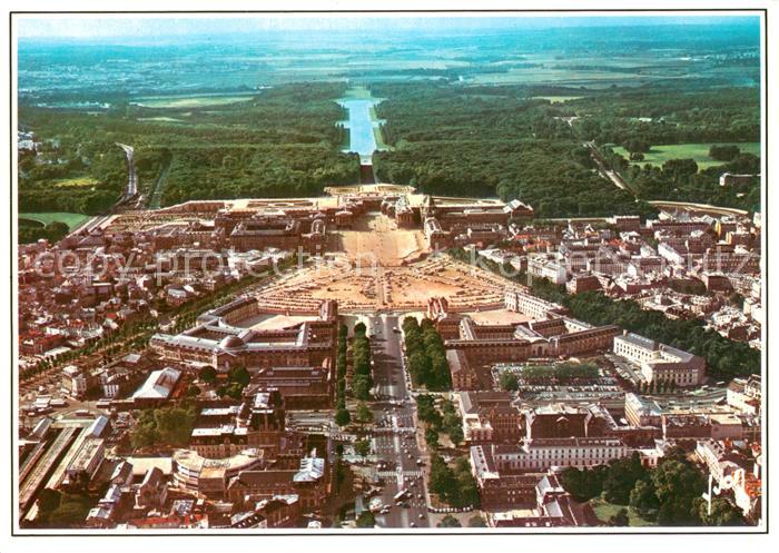 Versailles 78 Fliegeraufnahme Les Grandes et Petites Ecuries La Place-dArmes le