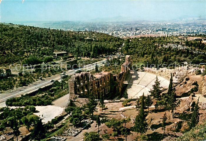 Athen Griechenland Das Odeon d. Herodes Atticus