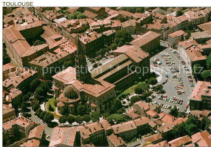 Toulouse 31 Fliegeraufnahme La Basilque St Sernin