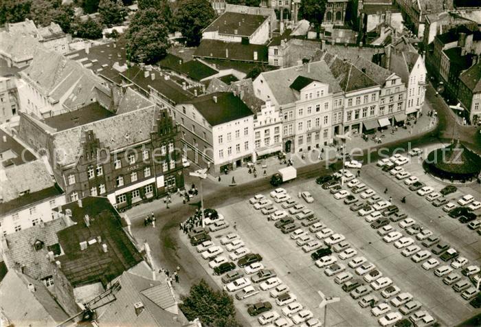 Stralsund Blick von St. Marienkirche auf Leninplatz