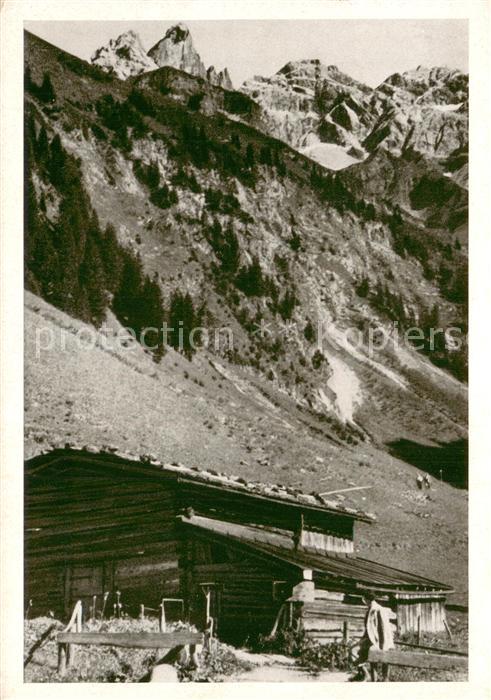 Maedelegabel Berge Almhuette