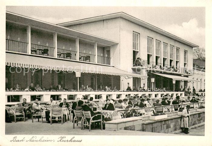 Bad Nauheim Kurhaus Aussenansicht m. Terrasse