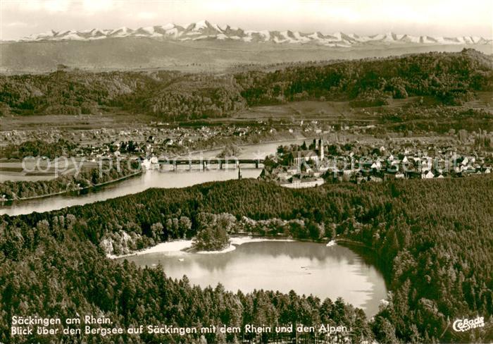 Saeckingen Bad Bergsee Rhein Alpen
