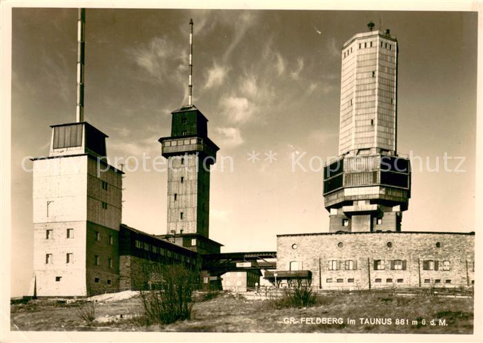 Grosser Feldberg Taunus Teilansicht
