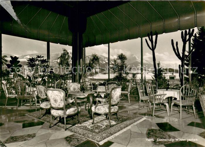 Sonthofen Oberallgaeu Alpen-Moor-  und Kneippbad Sonnenalp Innenansicht d. Winte