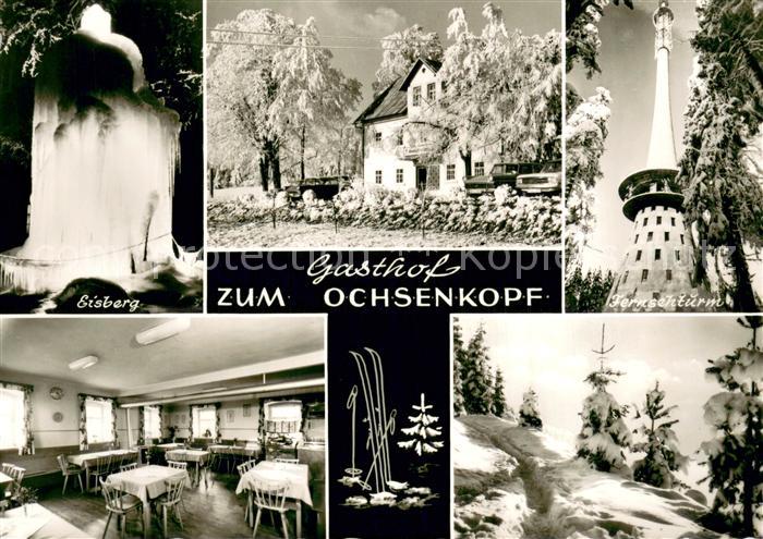 Grassemann Gasthof Zum Ochsenkopf Winter Eisberg Fernsehturm