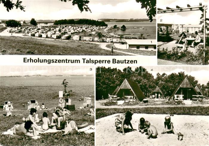 Bautzen Sachsen Erholungszentrum Talsperre Bautzen Campingplatz Strand Finnhuett