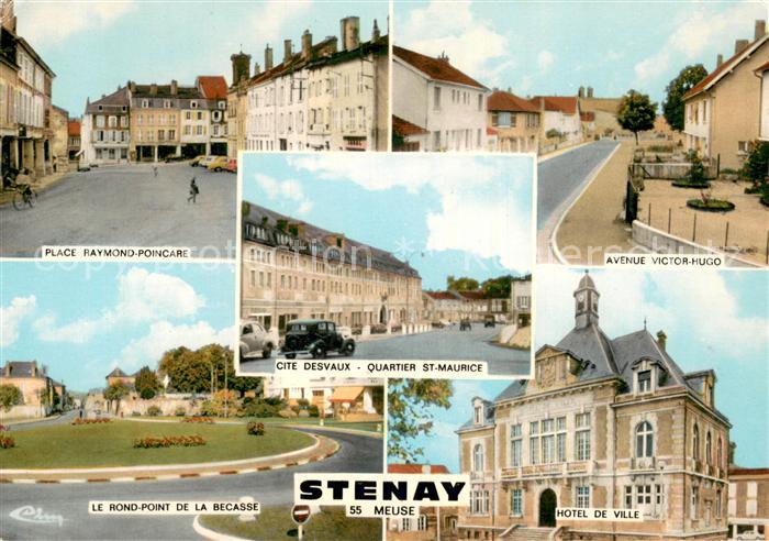 Stenay 55 Place-Raymond-Poincare Hotel-de-Ville Quartier-St-Maurice