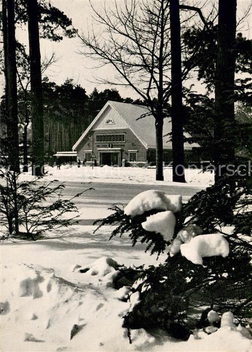 Dahlem Berlin U-Bahnhof Oskar-Helene-Heim Winter Schnee