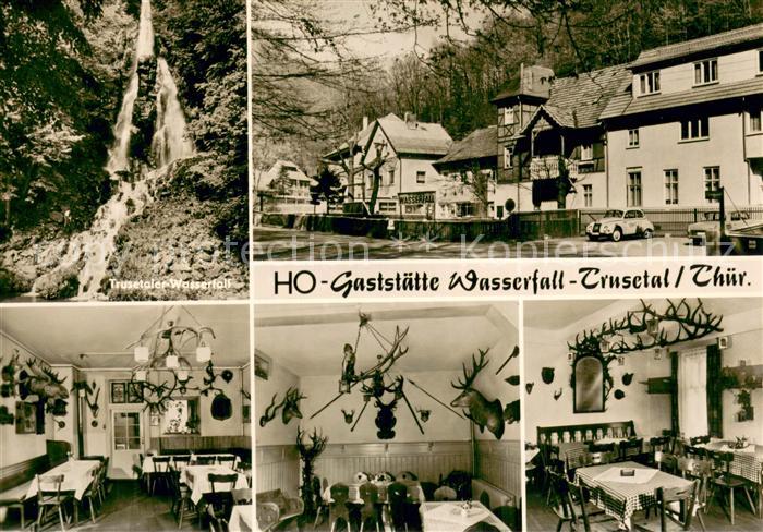 Trusetal HO-Gaststaette Wasserfall Trusetaler-Wasserfall