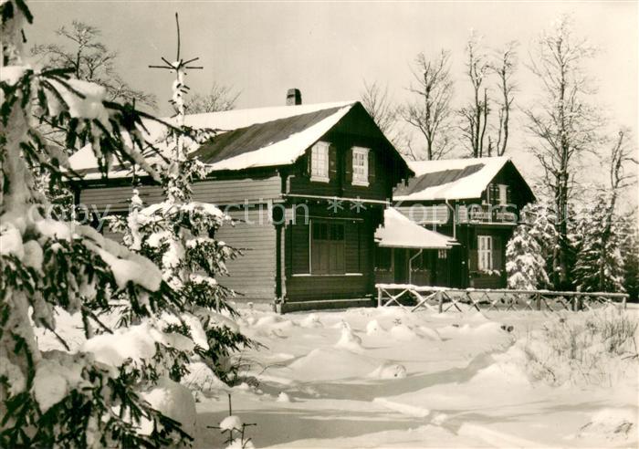Brotterode Waldschenke Dreiherrnstein im Winter Schnee