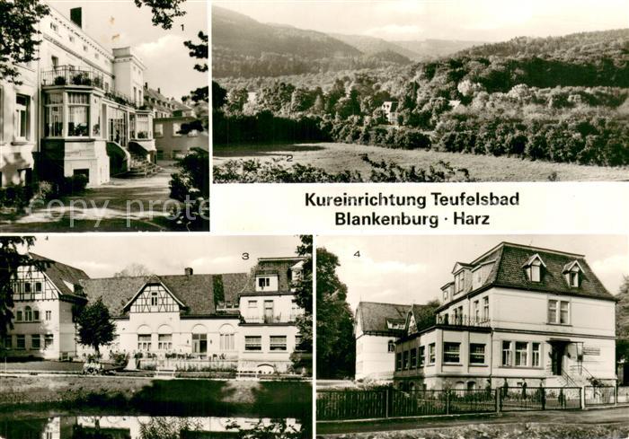 Blankenburg Harz Kurheinrichtung Teufelsbad Kurhaus-Waldmuehle