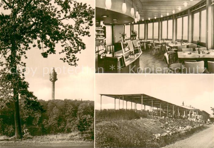 Bad Frankenhausen Fernsehturm Obelisk-Turmcafe Fussgaststaette