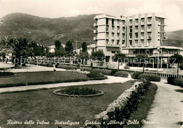 Pietraligure IT Gaerten und Hotel Stella Maris