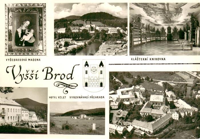 Vyssi Brod CZ Fliegeraufnahme Teilansichten