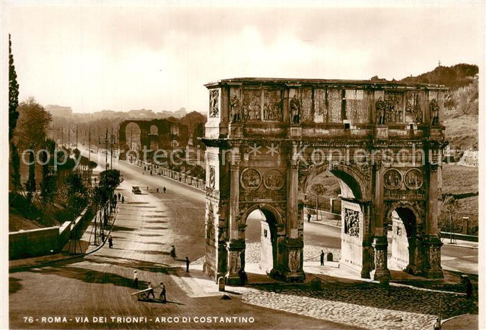 Roma Rom Via dei Trionfi  -  Arco di Constantino