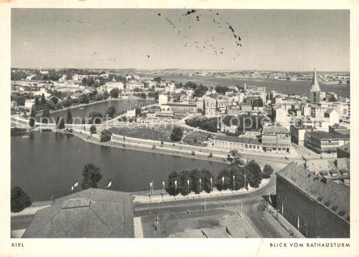 KIEL  CITY Blick vom Rathausturm