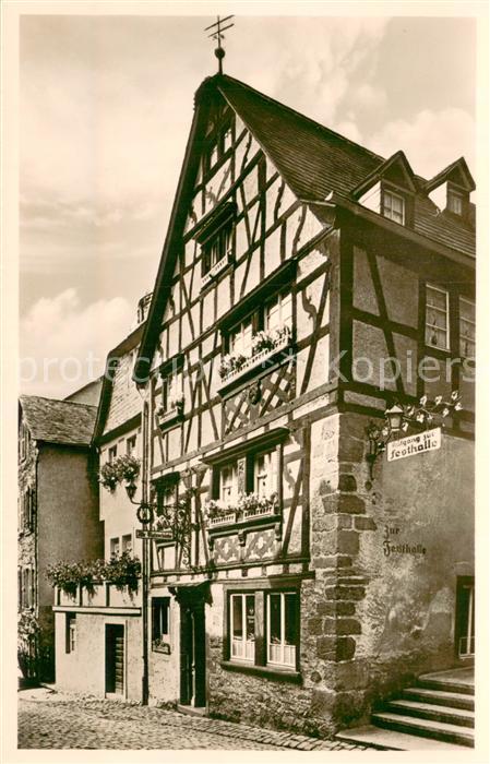 Traben-Trarbach Alte Ratsschaenke Fachwerkhaus